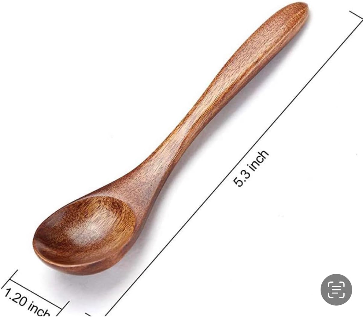 AffirmaTea Wooden Spoons 6pcs Set